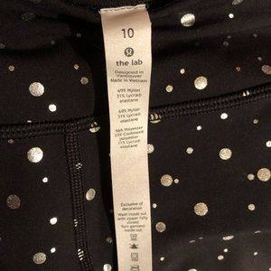 Lululemon Lab Polka Dot leggings